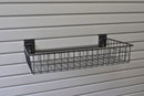 TurnLock Heavy Duty Shallow Wire Basket 4.25"H x 24"W x 12"D - PACK OF TWO