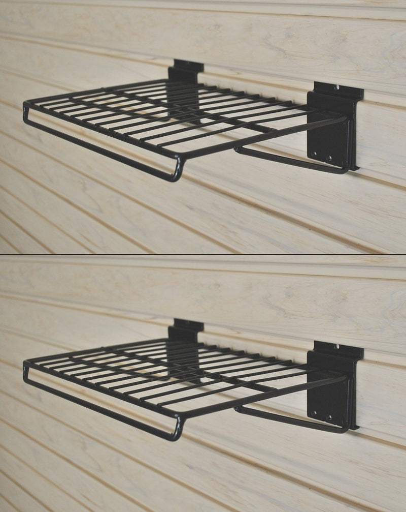 24 x 14 Wire Shoe Rack SlatWall Accessory – GarageCabinets.com